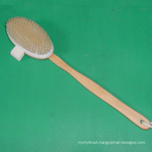 Pental BB-015 SPA Gift Natural Bleached Bristle Body Brush Bath Body Care Brush for Cleansing